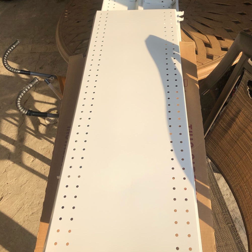 Metal shelf
